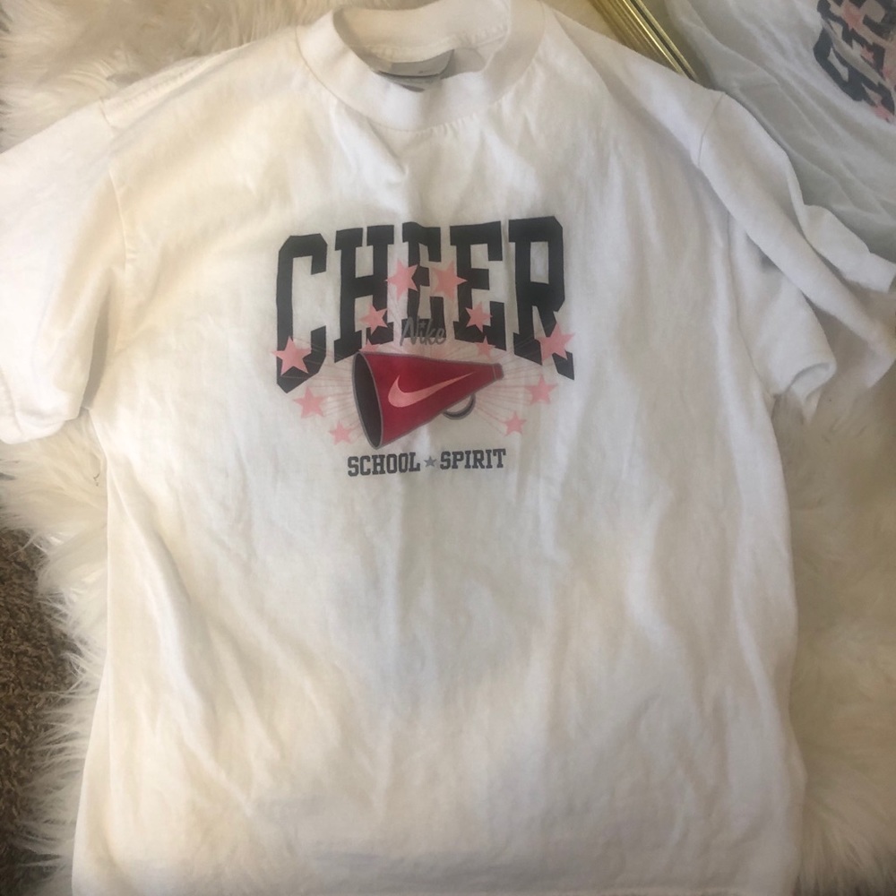 Nike vintage cheer short sleeve top